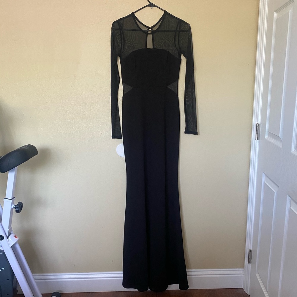 BCBG long black dress